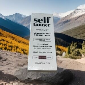 Self Tanning Water Mist Vitamin Infused  for Hydrating Face Vegan Made In Italy